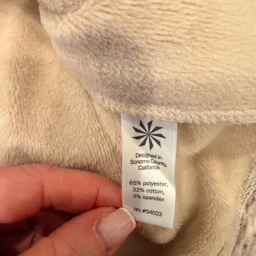 Athleta Asymmetrical Zip Fleece Pullover Jacket Small‎ - Picture 7 of 10